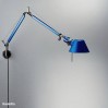 A010950+A025150, Lámpara Aplique Tolomeo Micro Parete Azul Artemide