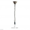 Lámpara Colgante Tiffany COT02 + C1