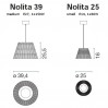 Colgante Nolita 39 Transparente