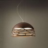 Colgante Led Kelly Small Dome 50 Bronce, Studio Italia Design