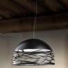Colgante Led Kelly Small Dome 50 Negro, Studio Italia Design