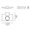 1646010A artemide, Aplique Led Microsurf
