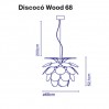 Colgante Discocó 68 Wood, A620-161 Marset