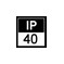Grado de proteccion IP40